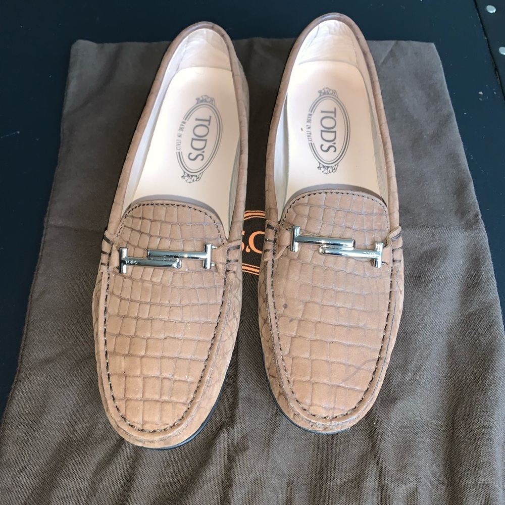 Tod’s Leather Suede Loafers